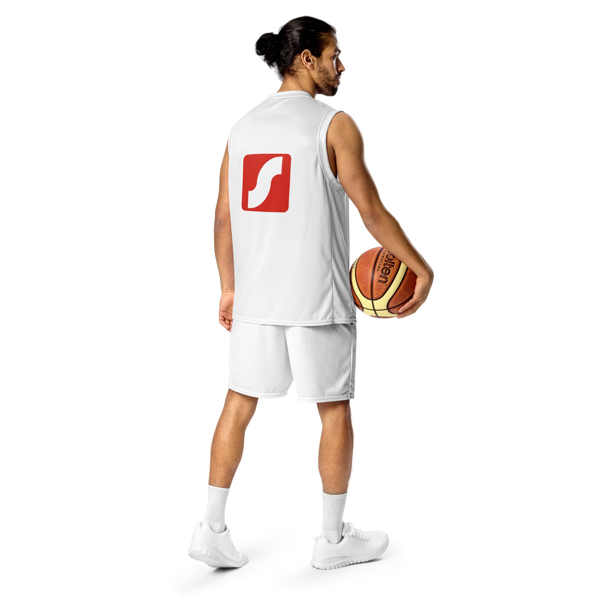 Recycled unisex basketball jersey